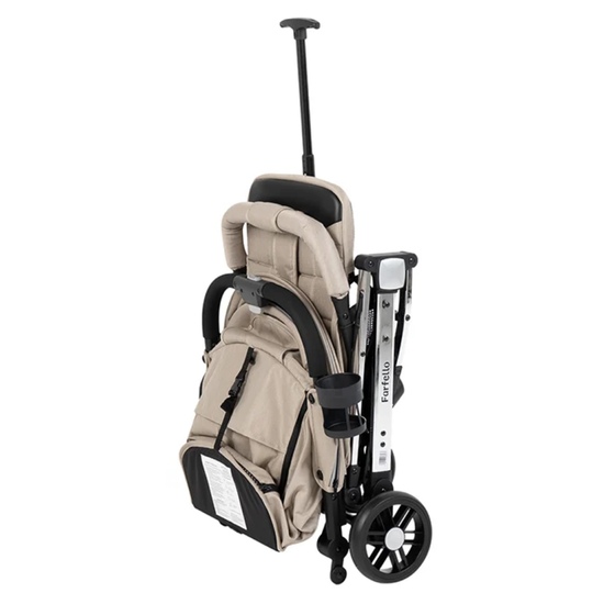 Коляска прогулочная Farfello Comfy Go Comfort Chrome Beige - 7